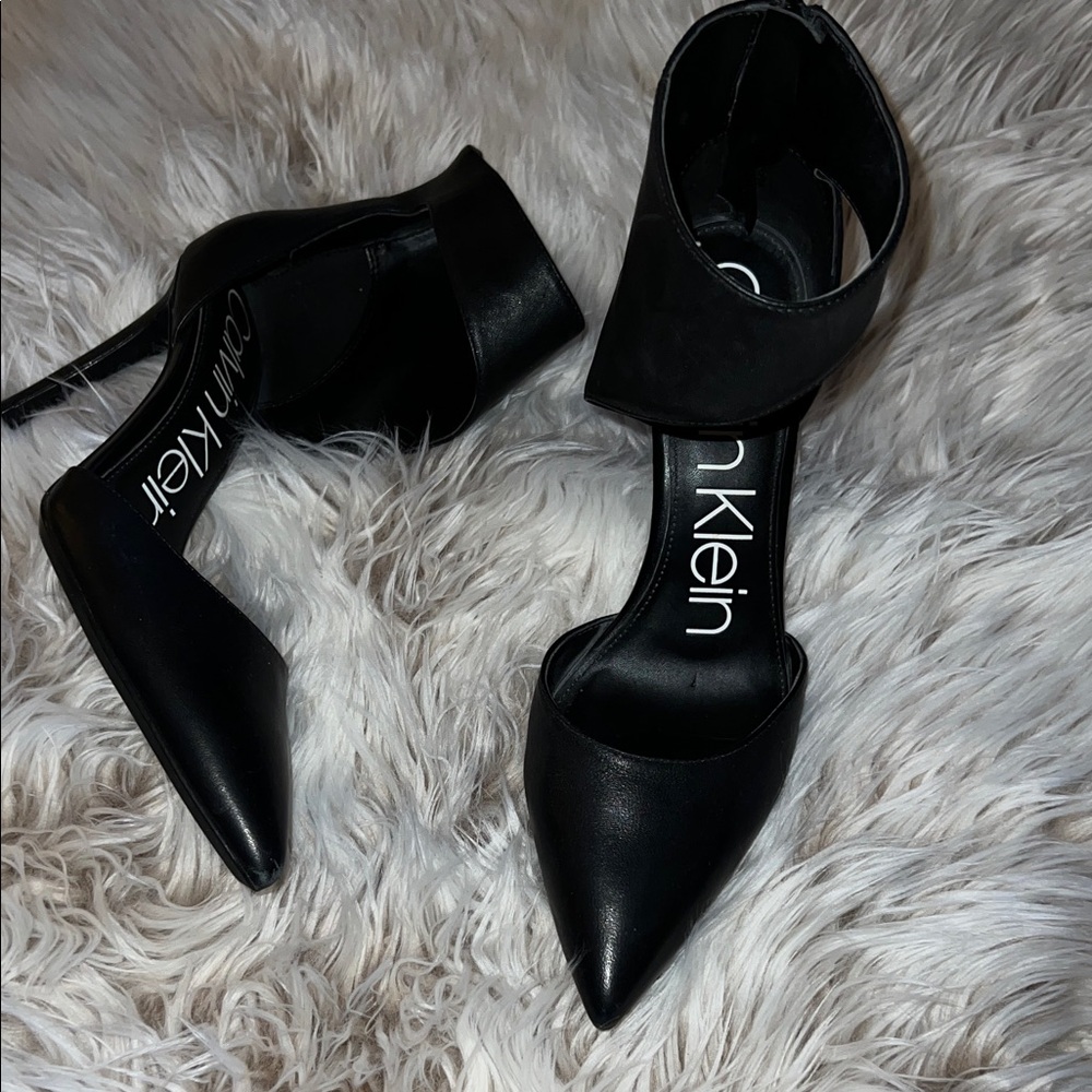 Calvin Klein Sleek Black Heels